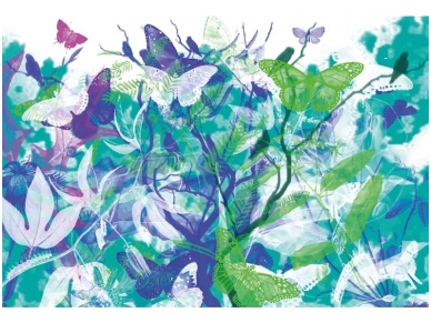 AP DIGITAL fototapetai 470004 Butterfly Garden AP DIGITAL fototapetai 470004 Butterfly Garden