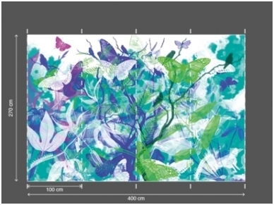 AP DIGITAL fototapetai 470004 Butterfly Garden 2