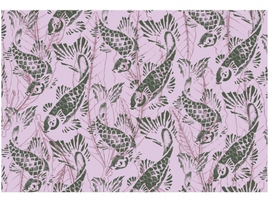 AP DIGITAL fototapetai 470013 Purple Koi AP DIGITAL fototapetai 470013 Purple Koi