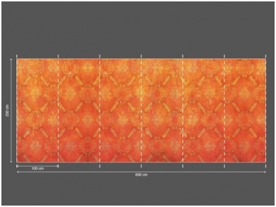 AP DIGITAL fototapetai 470029 Used Look Orange 2