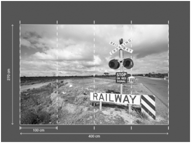 AP DIGITAL fototapetai 470070 Crossing Railway 2 AP DIGITAL fototapetai 470070 Crossing Railway 2