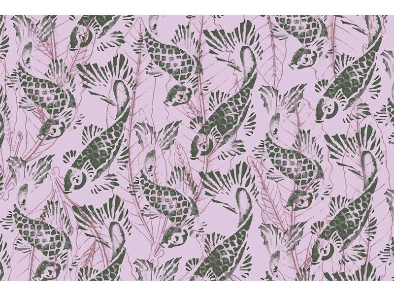 AP DIGITAL fototapetai 470013 Purple Koi AP DIGITAL fototapetai 470013 Purple Koi