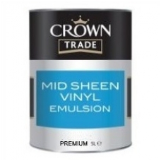 CROWN MID SHEEN VINYL EMULSION base 5ltr