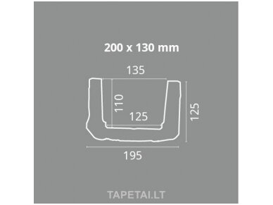 Dekoratyvinis balkis 20×13cm 1 Dekoratyvinis balkis 20×13cm 1