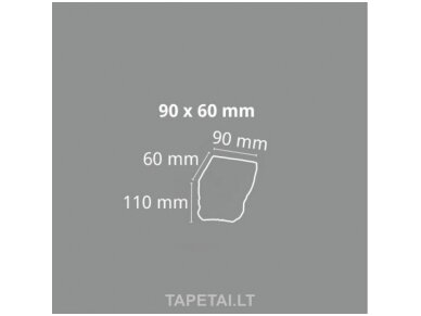 Konsolė balkiui 9×6cm 1