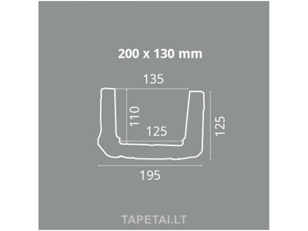 Dekoratyvinis balkis 20×13cm 1