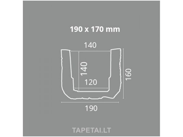 Dekoratyvinis balkis 19×17cm 1