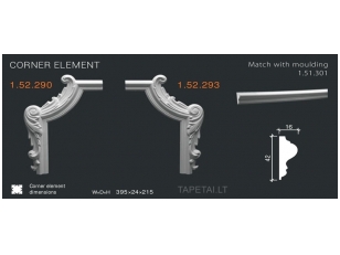 Kampinis elementas 1.52.290,1.52.293