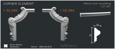 Kampinis elementas 1.52.290,1.52.293