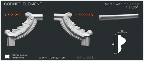 Kampinis elementas 1.52.291,1.52.295