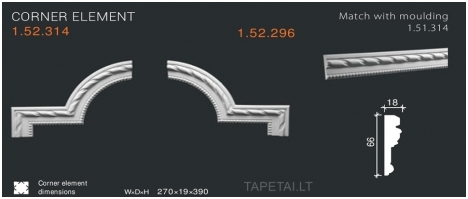 Kampinis elementas 1.52.296,1.52.314