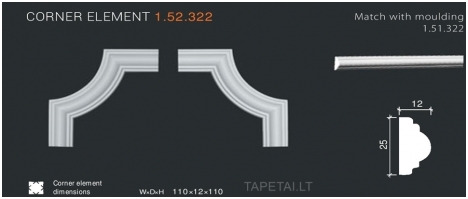 Kampinis elementas 1.52.322