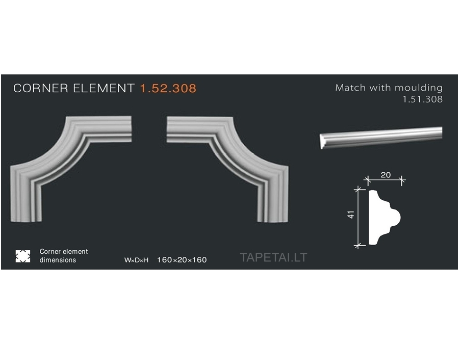 Kampinis elementas 1.52.308