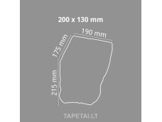 Konsolė balkiui 20×13cm ir 19×17cm Konsolė balkiui 20×13cm ir 19×17cm
