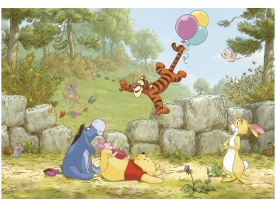 KOMAR fototapetai 8-460 Winnie Pooh ballooning
