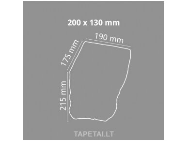 Konsolė balkiui 20×13cm ir 19×17cm 1
