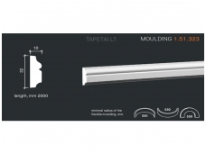 Poliuretaniniai moldingai 1.51.323 , ilgis 2m Poliuretaniniai moldingai 1.51.323 , ilgis 2m