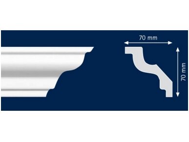 Polistiroliniai lubų apvadai M100 2m