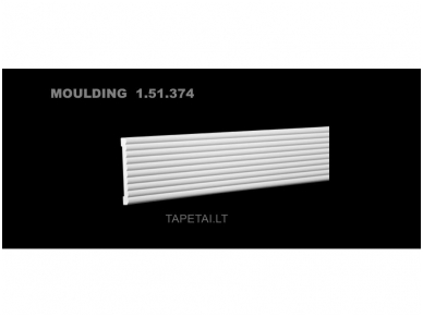 Poliuretaniniai moldingai 1.51.374 , ilgis 2m Poliuretaniniai moldingai 1.51.374 , ilgis 2m