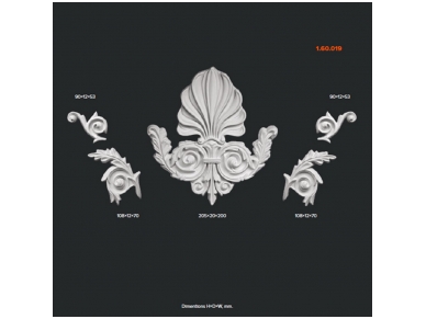 Poliuretaniniai ornamentai 1.60.019 1 Poliuretaniniai ornamentai 1.60.019 1