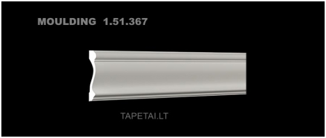 Poliuretaniniai moldingai 1.51.367 , ilgis 2m