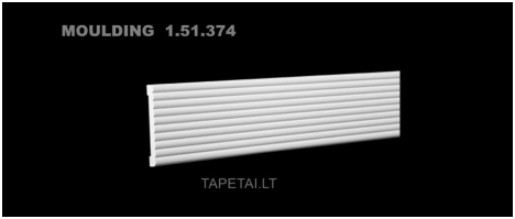 Poliuretaniniai moldingai 1.51.374 , ilgis 2m