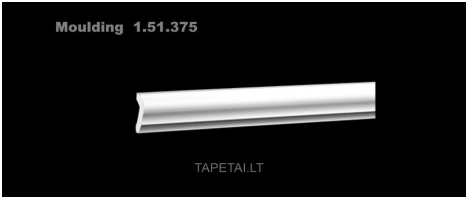 Poliuretaniniai moldingai 1.51.375 , ilgis 2m