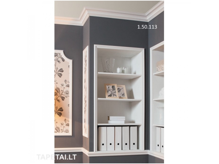 Poliuretaniniai lubų apvadai 1.50.113 , ilgis 2m 3 Poliuretaniniai lubų apvadai 1.50.113 , ilgis 2m 3