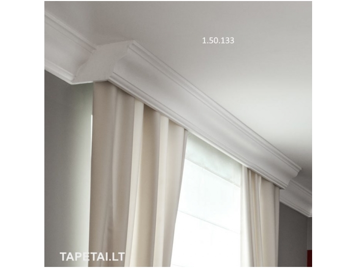 Poliuretaniniai lubų apvadai 1.50.133 , ilgis 2m 3