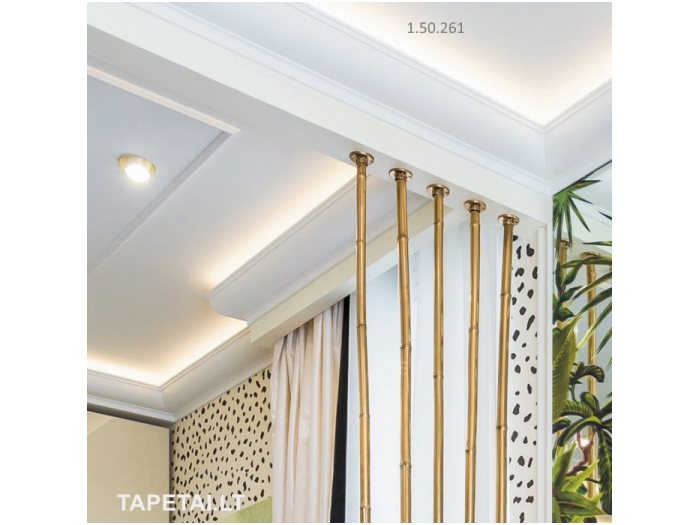 Poliuretaniniai lubų apvadai 1.50.261 , ilgis 2m 3