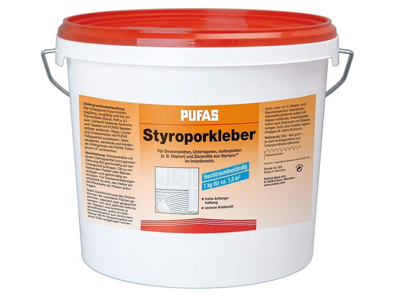 Klijai PUFAS stiroporui 4kg Klijai PUFAS stiroporui 4kg