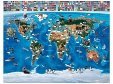 WALLTASTIC fototapetai Map Of The World