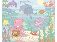 WALLTASTIC fototapetai Sea Nursery