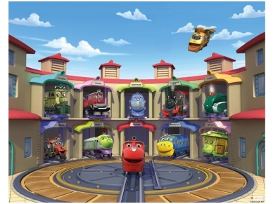 WALLTASTIC fototapetai Chuggington