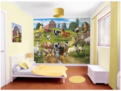 WALLTASTIC fototapetai Farm 1