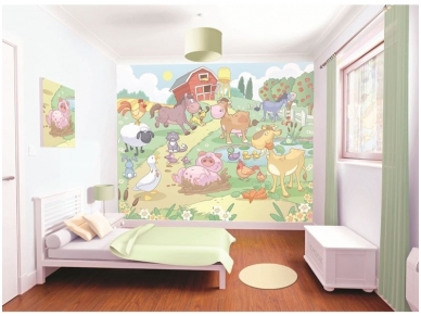 WALLTASTIC fototapetai Farm Nursery 1