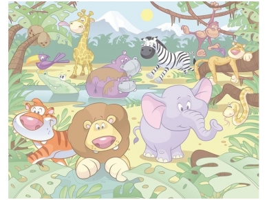 WALLTASTIC fototapetai Jungle Nursery