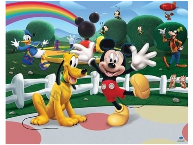 WALLTASTIC fototapetai Mickey Mouse Clubhouse
