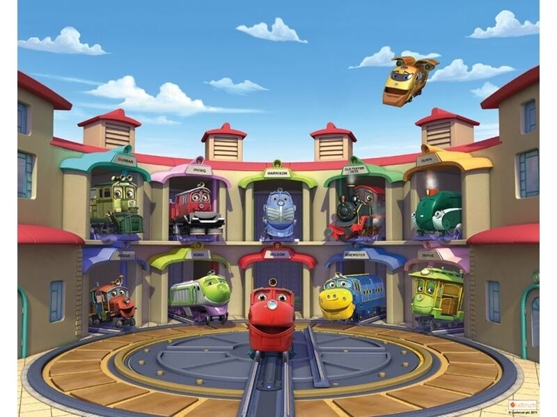 WALLTASTIC fototapetai Chuggington WALLTASTIC fototapetai Chuggington