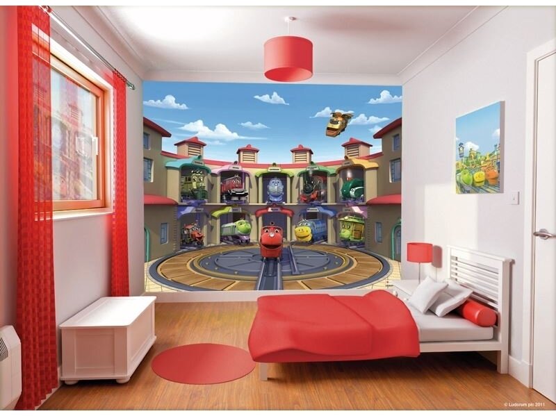 WALLTASTIC fototapetai Chuggington 1