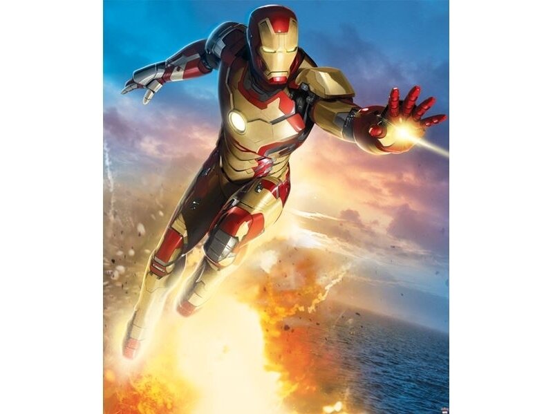 WALLTASTIC fototapetai Iron Man