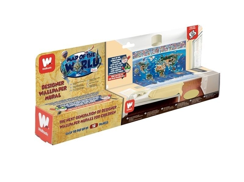 WALLTASTIC fototapetai Map Of The World 2 WALLTASTIC fototapetai Map Of The World 2