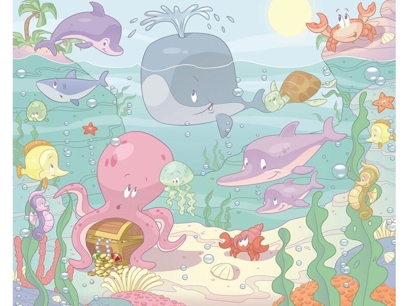 WALLTASTIC fototapetai Sea Nursery