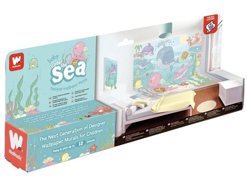 WALLTASTIC fototapetai Sea Nursery 2 WALLTASTIC fototapetai Sea Nursery 2